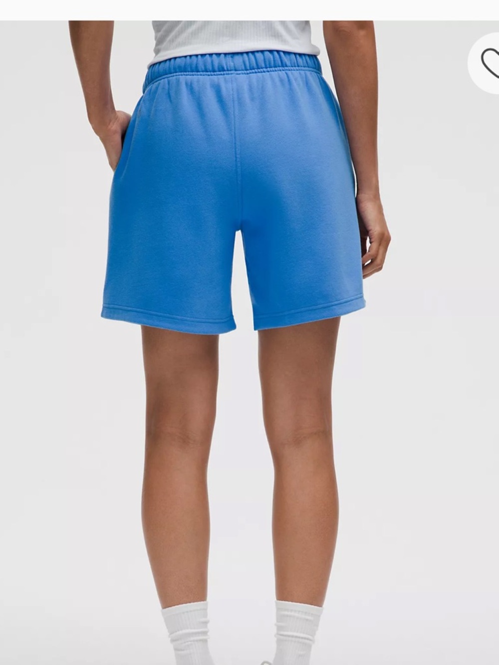 lululemon athletica Women's Scuba Mid-Rise Oversized Short 7" pool party  size M - Picture 3 of 12